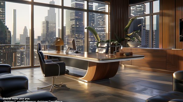 Mobilier moderne pour pros : choisissez l'excellence