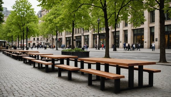 Mobilier urbain : vos alliés pour des espaces publics attrayants
